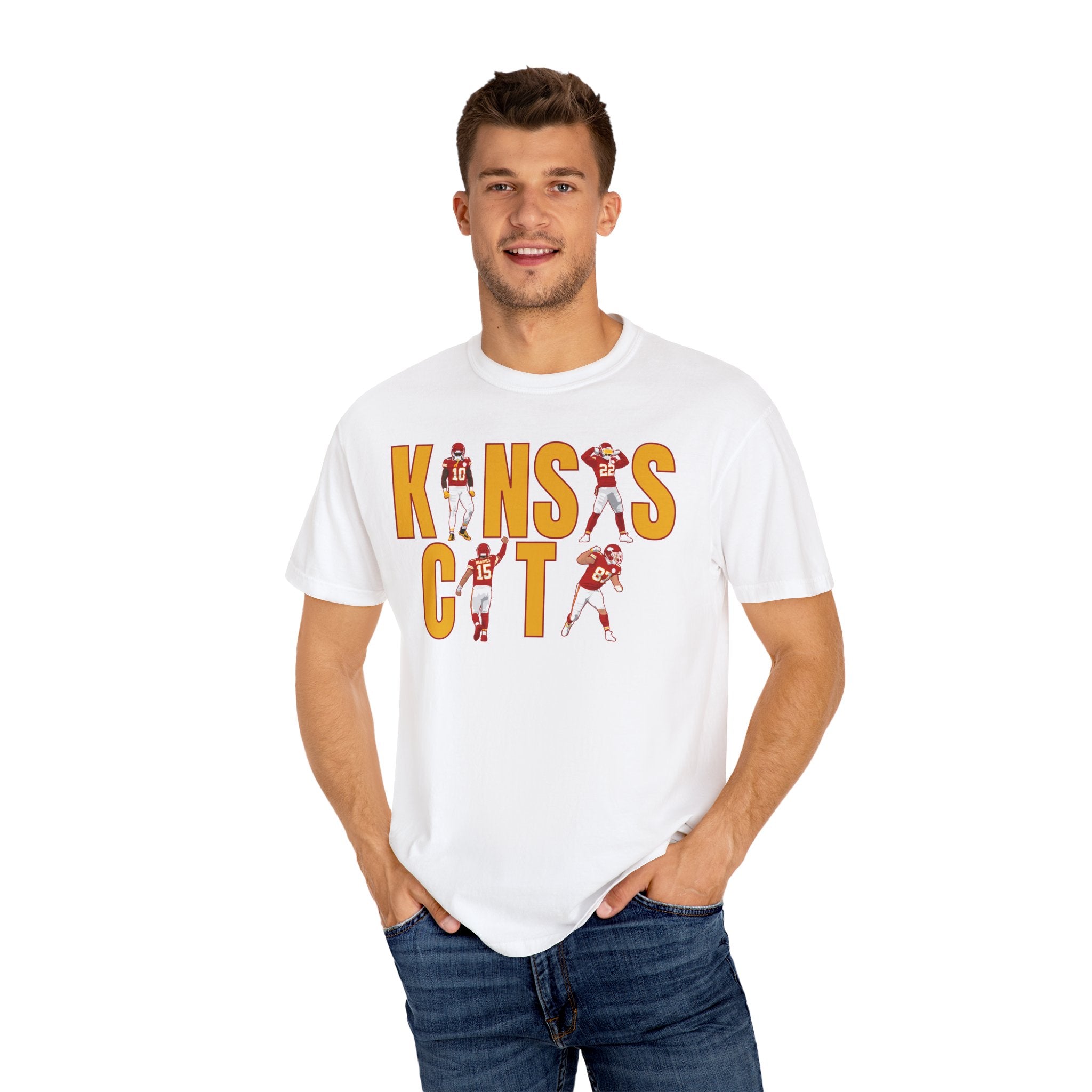Kansas City Football Garment-Dyed T-Shirt